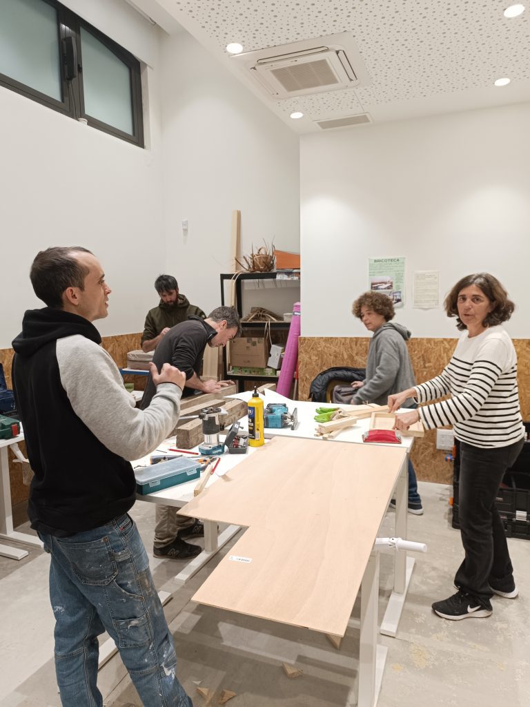 Taller de treball amb fusta